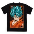 Playera Máscara De Látex Goku Ssj Blue Hombre