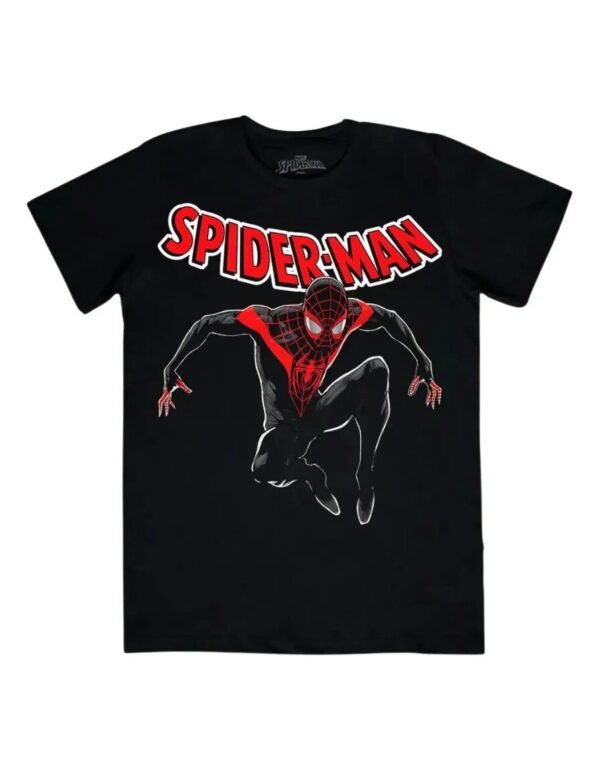 Playera Máscara De Látex Marvel Salto De Fe Hombre