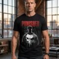 Playera Máscara De Látex Punisher Hombre