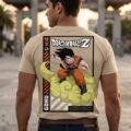 Playera Máscara De Látex Kakarot Hombre