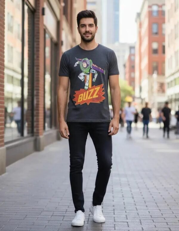 Playera Máscara De Látex Space Ranger Hombre