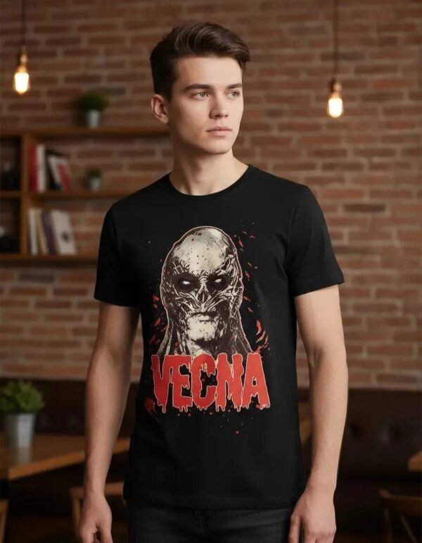 Playera Máscara De Látex Vecna Hombre Playera Máscara De Látex Vecna Hombre