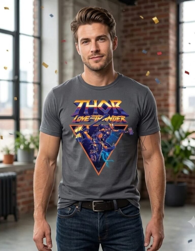 Playera Máscara De Látex Love And Thunder Hombre