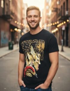 Playera Máscara De Látex Odinson Hombre