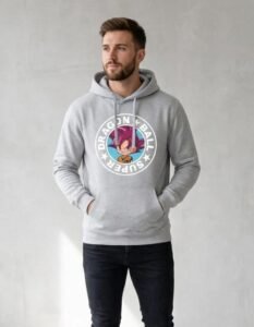 Hoodie Máscara De Látex Saiyan God Hombre