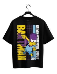 Playera Máscara De Látex Bartman Hombre