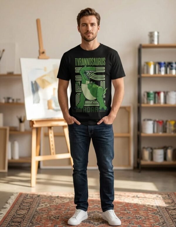 Playera Máscara De Látex Toy Story Rex Hombre Playera Máscara De Látex Toy Story Rex Hombre