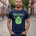 Playera Máscara De Látex Ogro Shrek Hombre