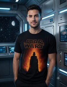 Playera Máscara De Látex Forjado Por El Fuego Hombre