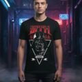 Playera Máscara De Látex Vader Tattoo Hombre