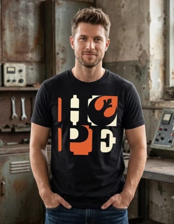 Playera Máscara De Látex Rebel Hope Hombre