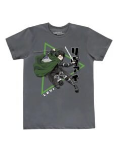 Playera Máscara De Látex Levi Attack Hombre