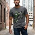 Playera Máscara De Látex Levi Attack Hombre