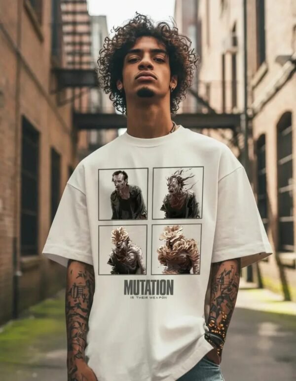 Playera Máscara De Látex Mutation Is Their Weapon Hombre