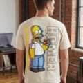 Playera Máscara De Látex Homer Simpson Hombre