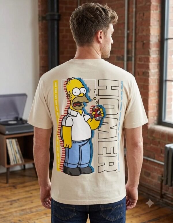 Playera Máscara De Látex Homer Simpson Hombre