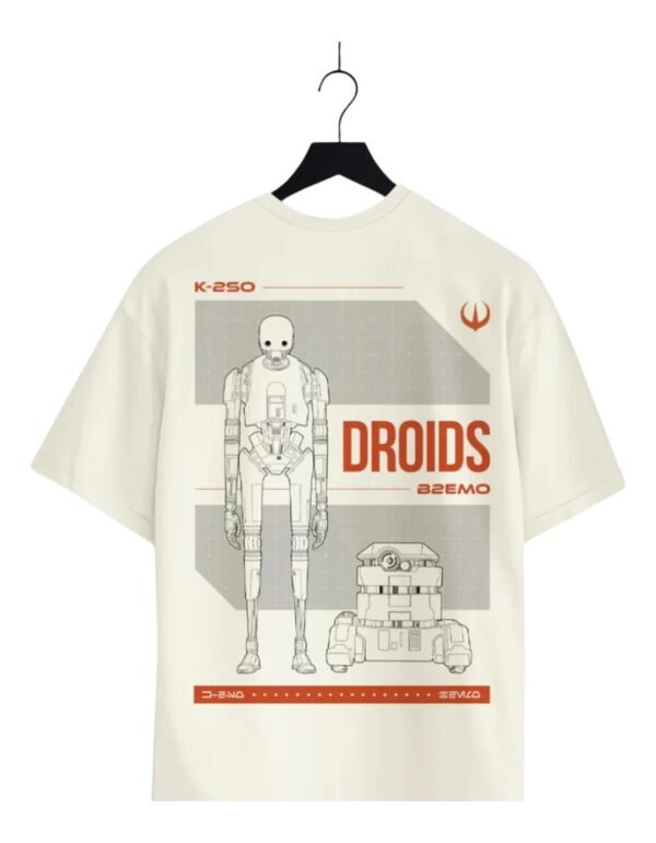 Playera Máscara De Látex Star Wars Droids Hombre
