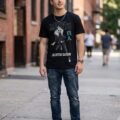 Playera Máscara De Látex Espíritu Maldito Hombre