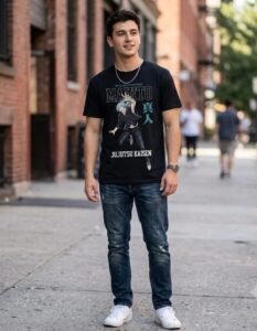 Playera Máscara De Látex Espíritu Maldito Hombre