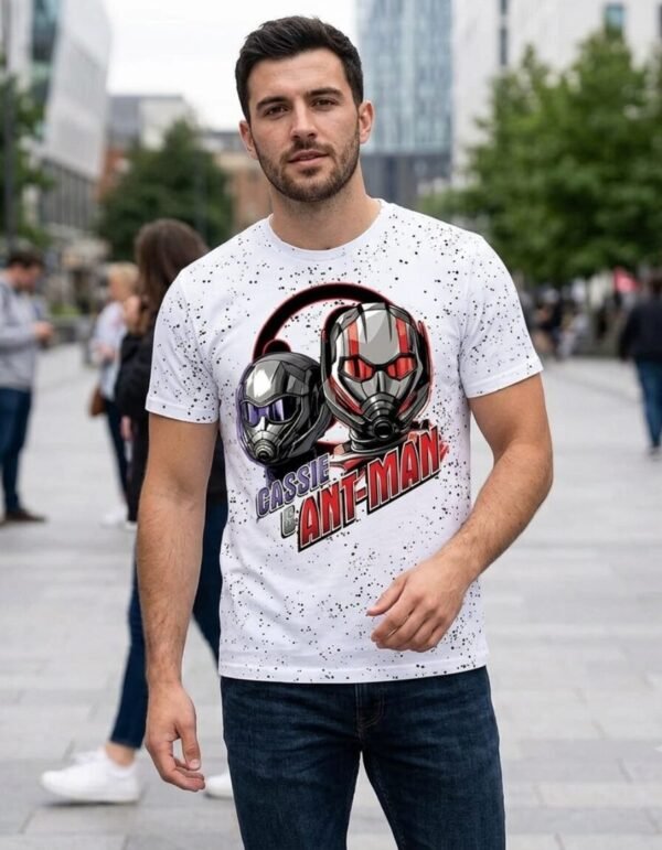 Playera Máscara De Látex Cassie And Ant-man Hombre