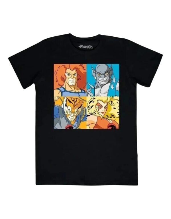 Playera Máscara De Látex Defensores De Thundera Hombre Playera Máscara De Látex Defensores De Thundera Hombre