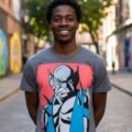 Playera Máscara De Látex Panthro Hombre