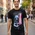 Playera Máscara De Látex Lightsaber Master Hombre