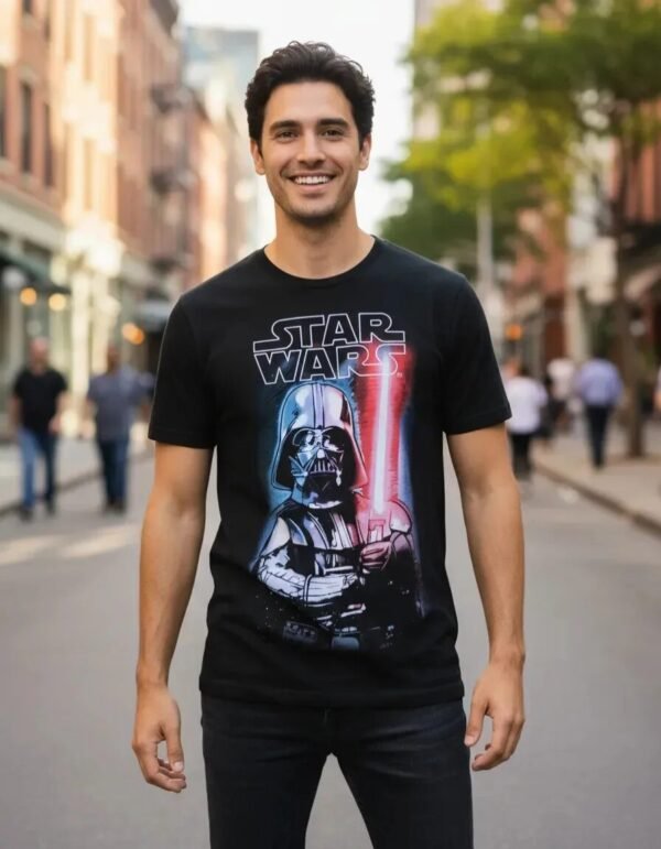 Playera Máscara De Látex Lightsaber Master Hombre