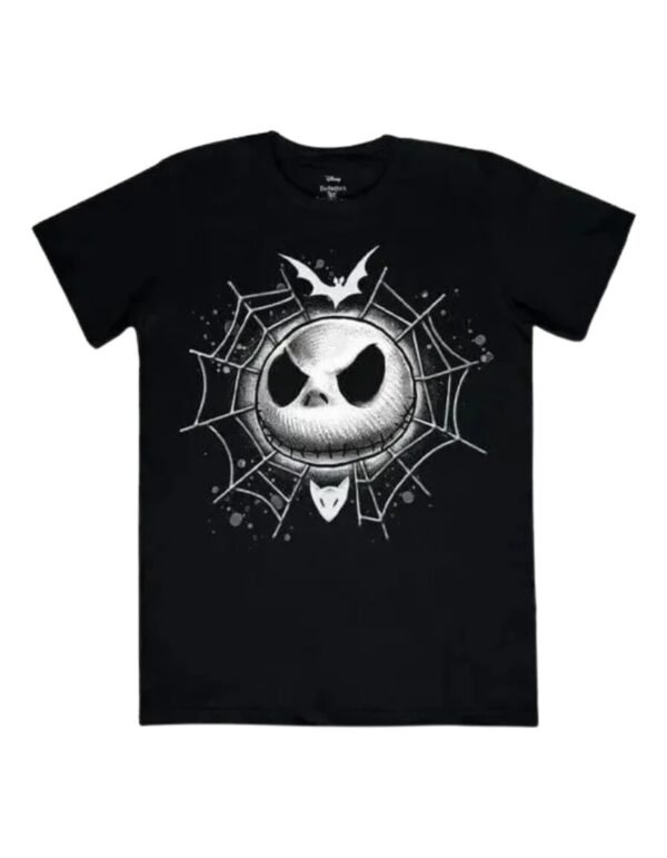 Playera Mascara De Látex Skellington Hombre
