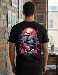 Playera Máscara De Látex Nishikigoi Hombre