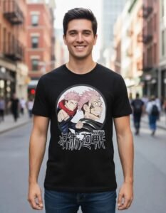 Playera Máscara De Látex Sukuna Hombre