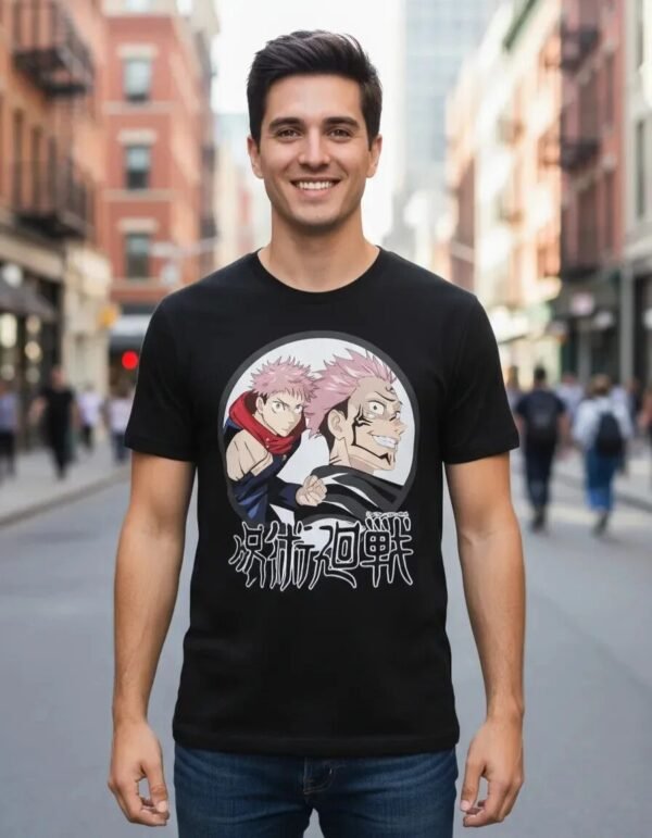 Playera Máscara De Látex Sukuna Hombre