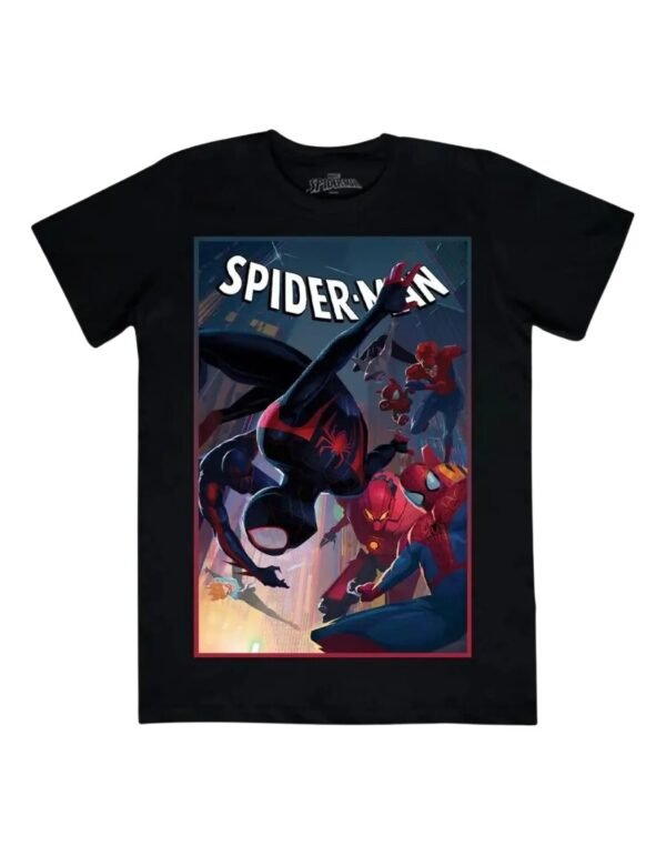 Playera Máscara De Látex Team Spidey Hombre