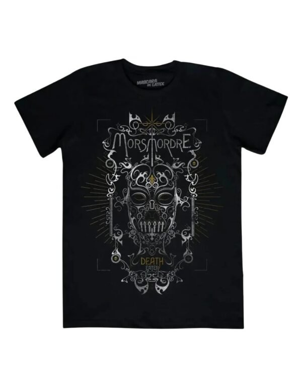 Playera Máscara De Látex Mortífagos Hombre
