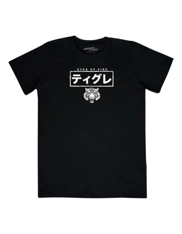 Playera Máscara De Látex Eyes Of Fire Hombre