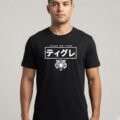 Playera Máscara De Látex Eyes Of Fire Hombre
