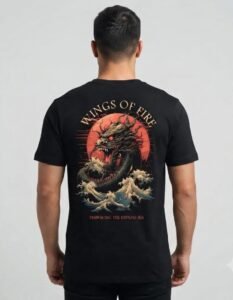 Playera Máscara De Látex Wings Of Fire Hombre