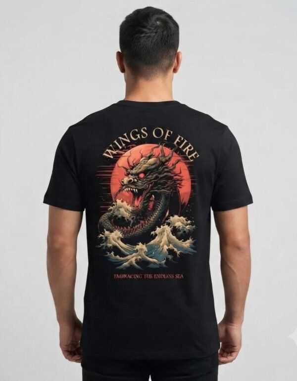 Playera Máscara De Látex Wings Of Fire Hombre Playera Máscara De Látex Wings Of Fire Hombre