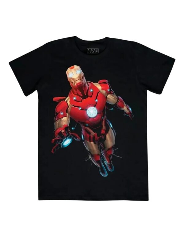 Playera Máscara De Látex Iron Man Hombre Playera Máscara De Látex Iron Man Hombre