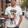 Playera Máscara De Látex Strawhat Crew Hombre