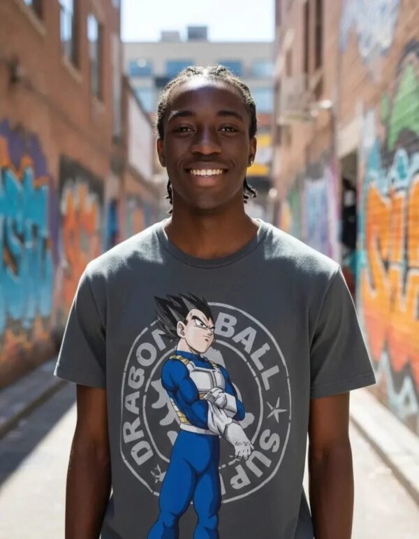 Playera Máscara De Látex Orgullo Saiyajin Hombre