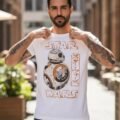 Playera Máscara De Látex Bb-8 Hombre
