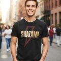 Playera Máscara De Látex Shazam! Hombre