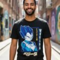 Playera Máscara De Látex Principe Vegeta 2 Hombre