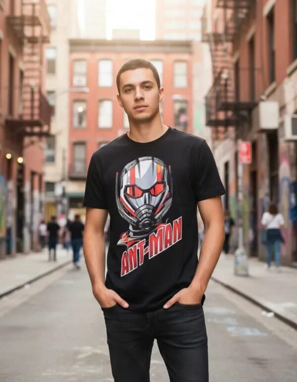 Playera Máscara De Látex Ant-man Hombre Playera Máscara De Látex Ant-man Hombre