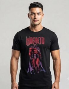 Playera Máscara De Látex Magneto Hombre