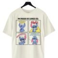 Playera Máscara De Látex Stitch Mood De Lunes Hombre