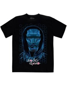 Playera Máscara De Látex Juego Del Calamar Front Man Hombre