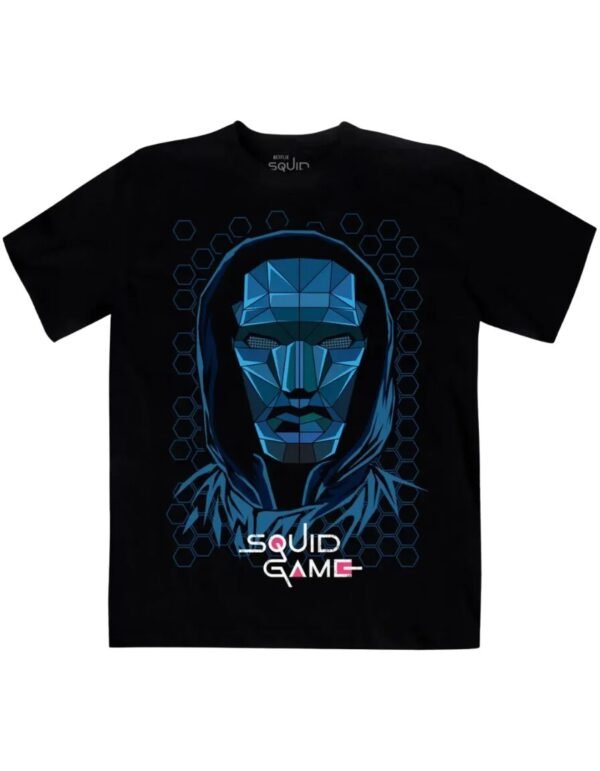 Playera Máscara De Látex Juego Del Calamar Front Man Hombre