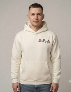 Hoodie Máscara De Látex Juego Del Calamar Squid Game Hombre